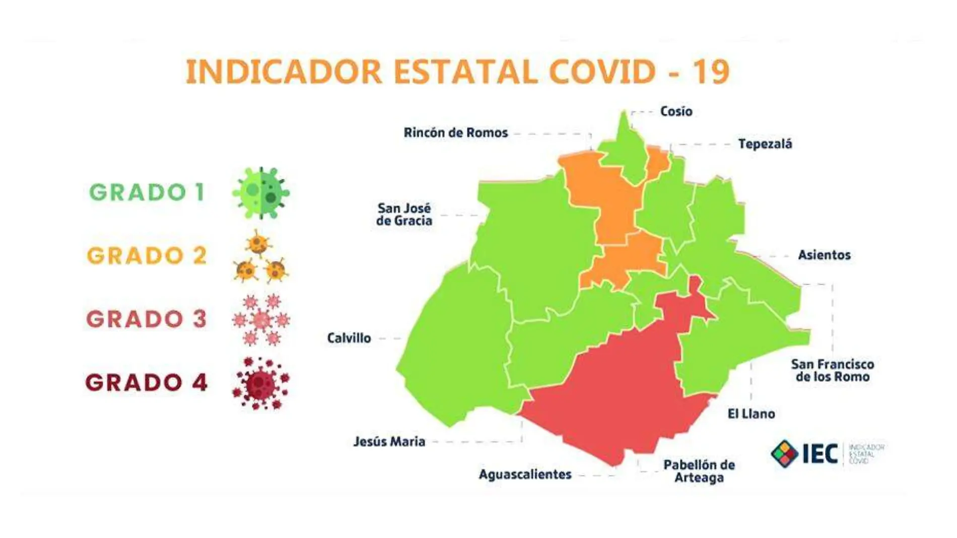 semaforo covid estatal mayo 2021